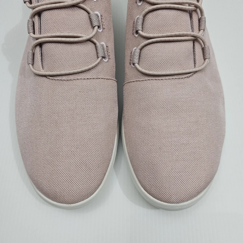 Olukai Hale'iwa LiHa'a Sneaker Womens 11 Pink Knit White Slip On Casual Travel
